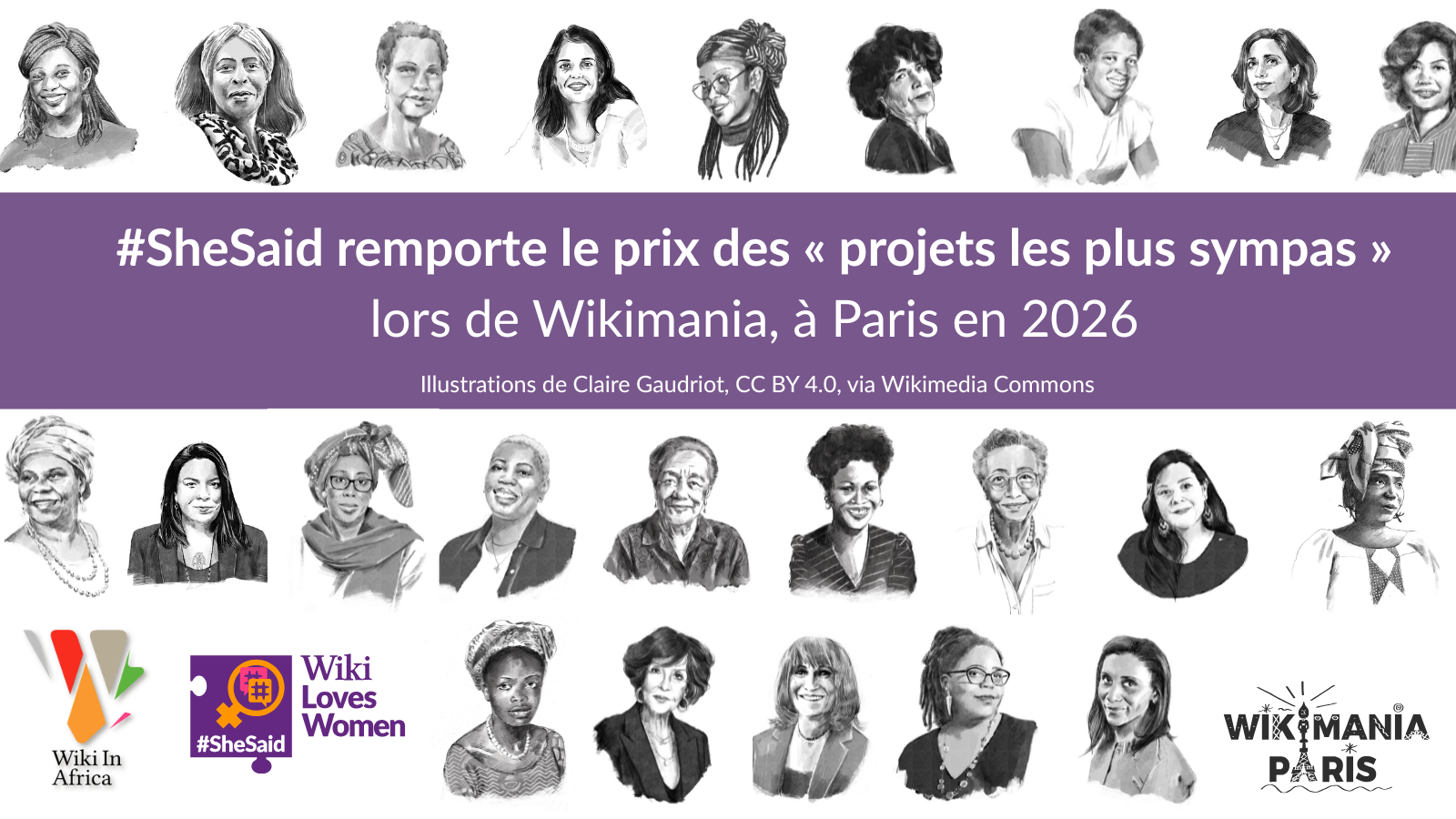 #SheSaid est à l’honneur lors de la session « Coolest Projects » de Wikimania Paris #SheSaid est à l’honneur lors de la session « Coolest Projects » de Wikimania Paris